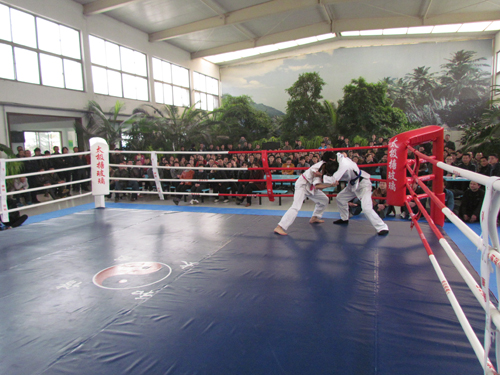 新建太極摔跤場(chǎng)地